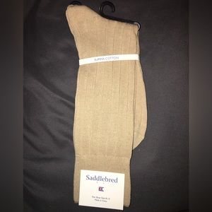 Men’s Tan Saddlebred Dress Socks